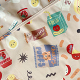 Long Sleeved Baby Bib - Snack Time