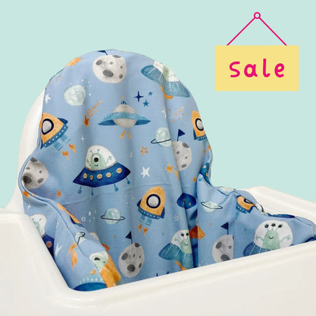 IKEA Highchair Cushion Cover - Space Print | Bobbin and Bumble.