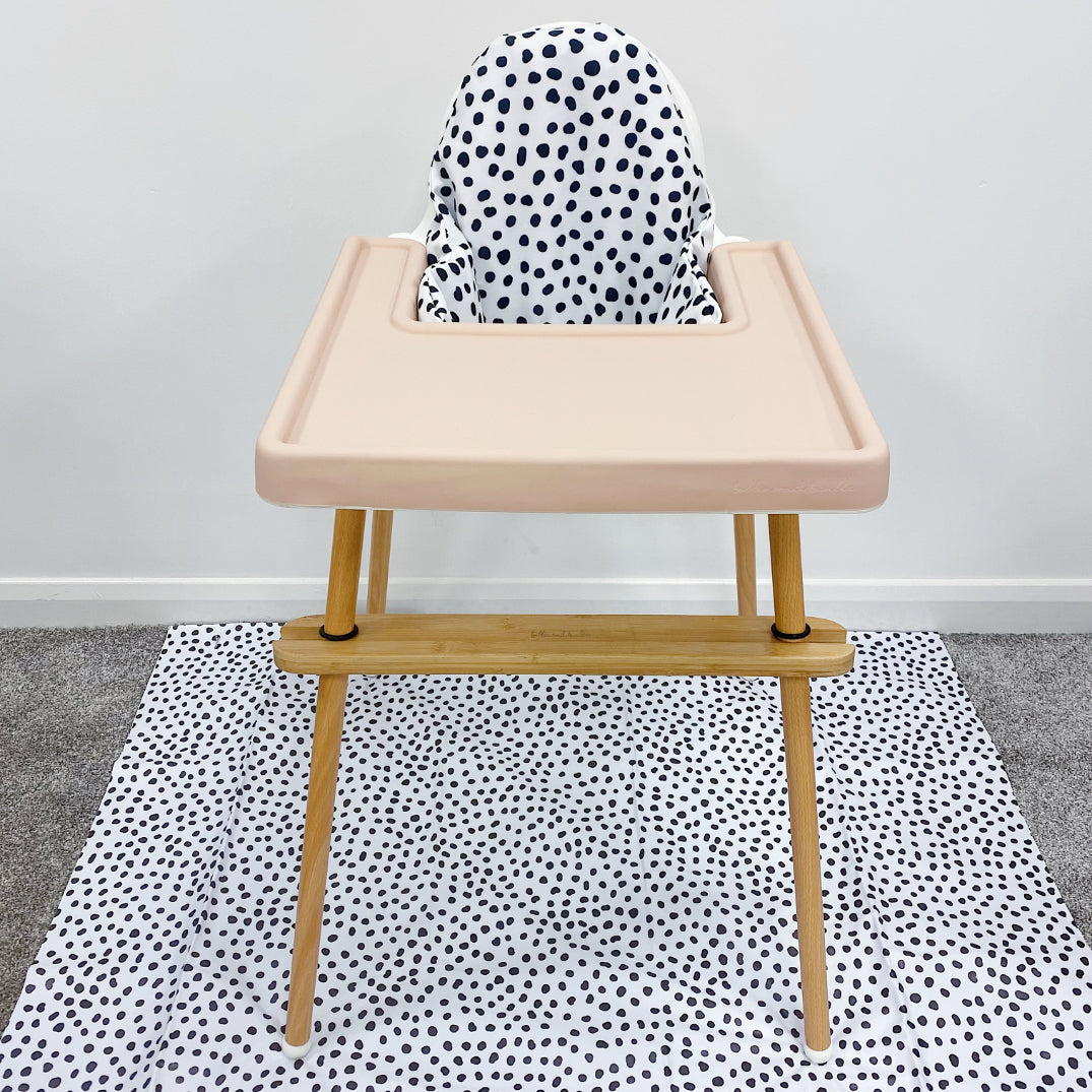 IKEA Highchair Cushion Cover - Dalmatian Spotty Print | Bobbin and Bumble.