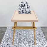 IKEA Highchair Cushion Cover - Dalmatian Spotty Print | Bobbin and Bumble.