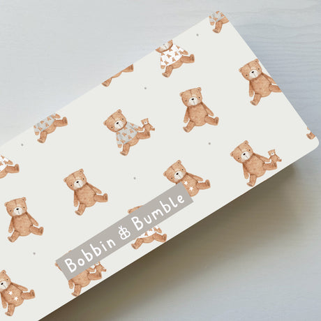 Folding Baby Changing Mat - Teddy Bears | Bobbin and Bumble.