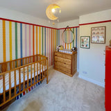 Anti-Roll Wedge Baby Changing Mat - Blue Harlequin