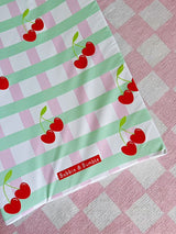 Anti-Roll Wedge Baby Changing Mat - Cherry