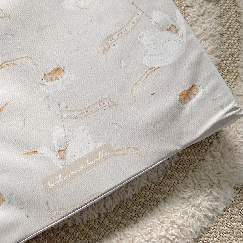 AntiRoll Wedge Baby Changing Mat Baby Unisex Print Bobbin