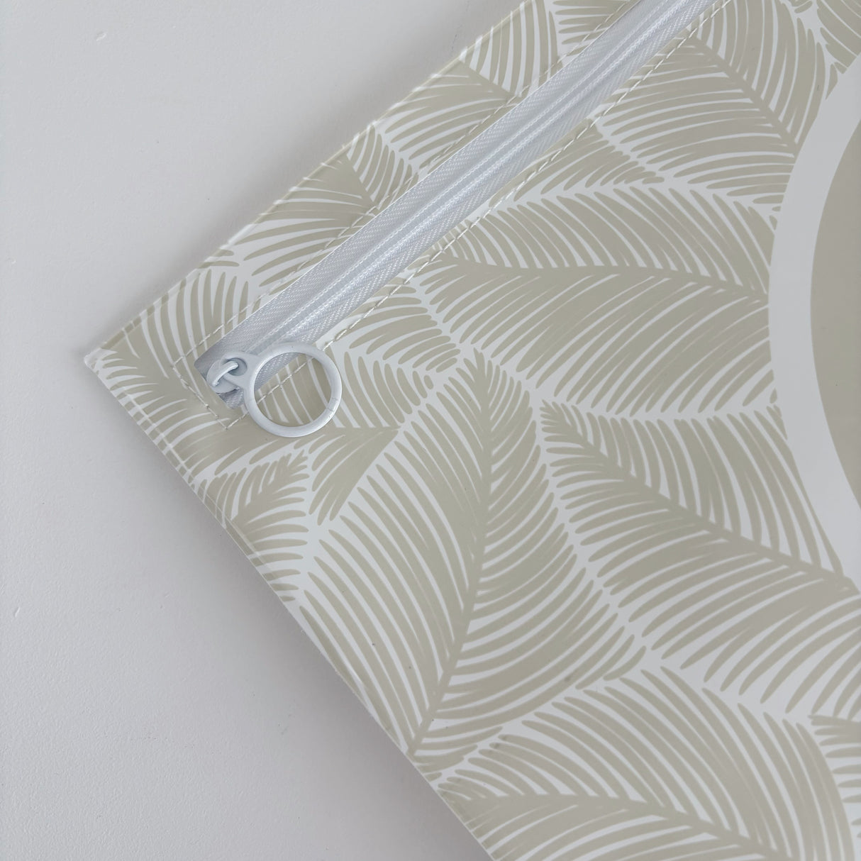 Hospital Bag Organiser Pouches | Zip Closure | Unisex Beige Leaf Print