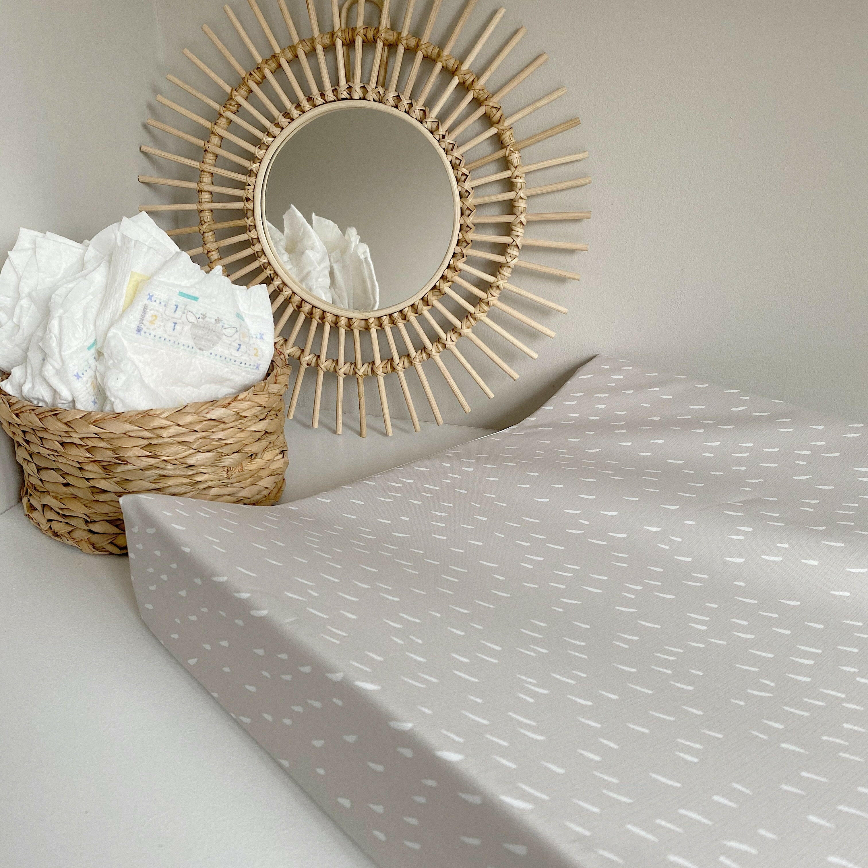 Beige sales changing mat