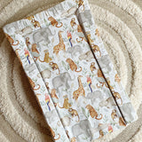 Deluxe Baby Changing Mat - Jungle Animals Print | Bobbin and Bumble.