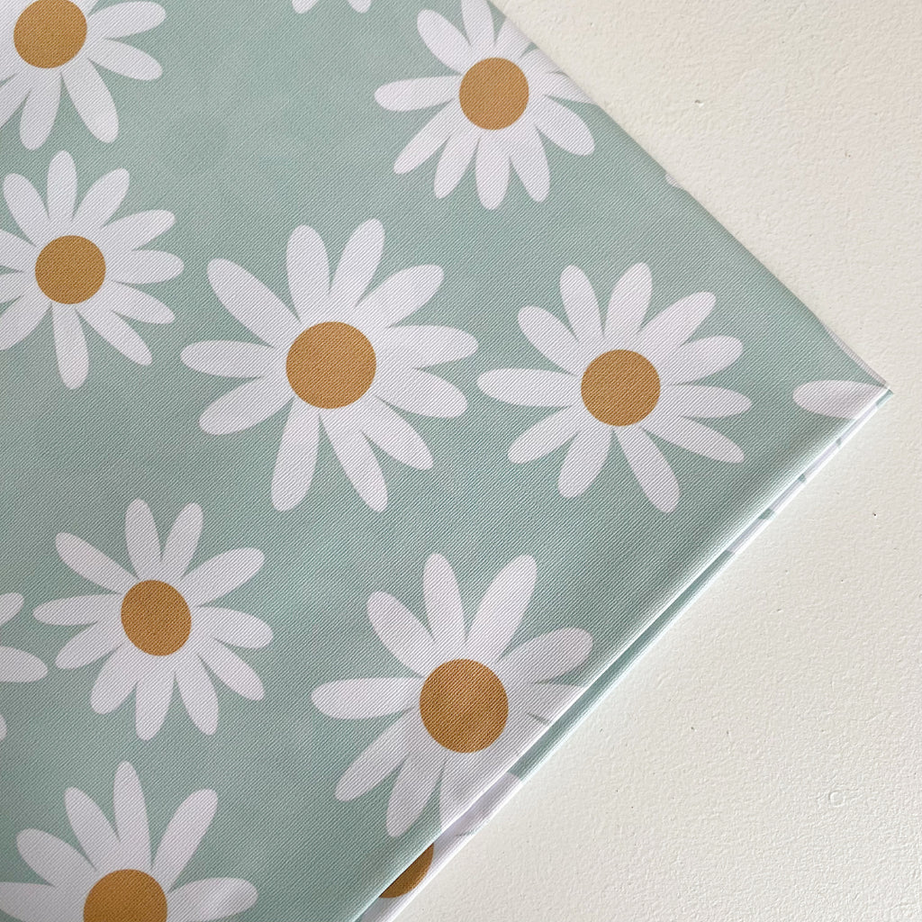Splash mat - Mint Daisy Print | Bobbin and Bumble.