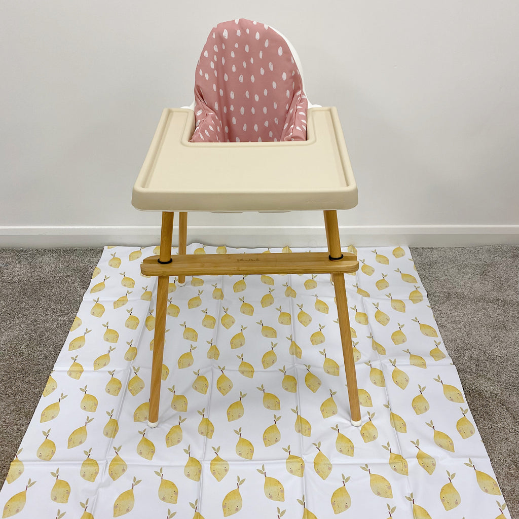 Splash Mat -  Lemon Print | Bobbin and Bumble.