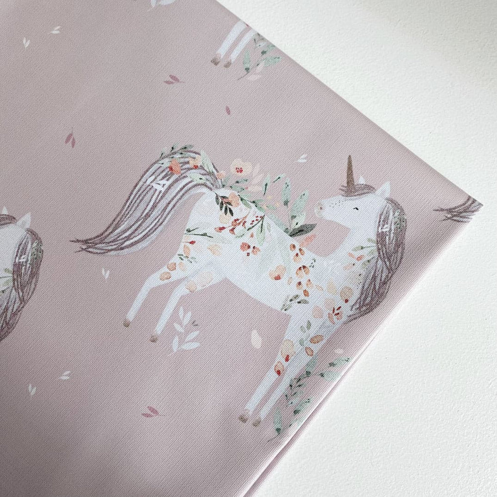 Splash mat - Floral Pink Unicorn | Bobbin and Bumble.