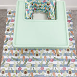 Splash mat - Vegetable Garden Print | Bobbin and Bumble.