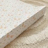 Anti-Roll Wedge Changing Mat - Bee Garden Print | Bobbin and Bumble.