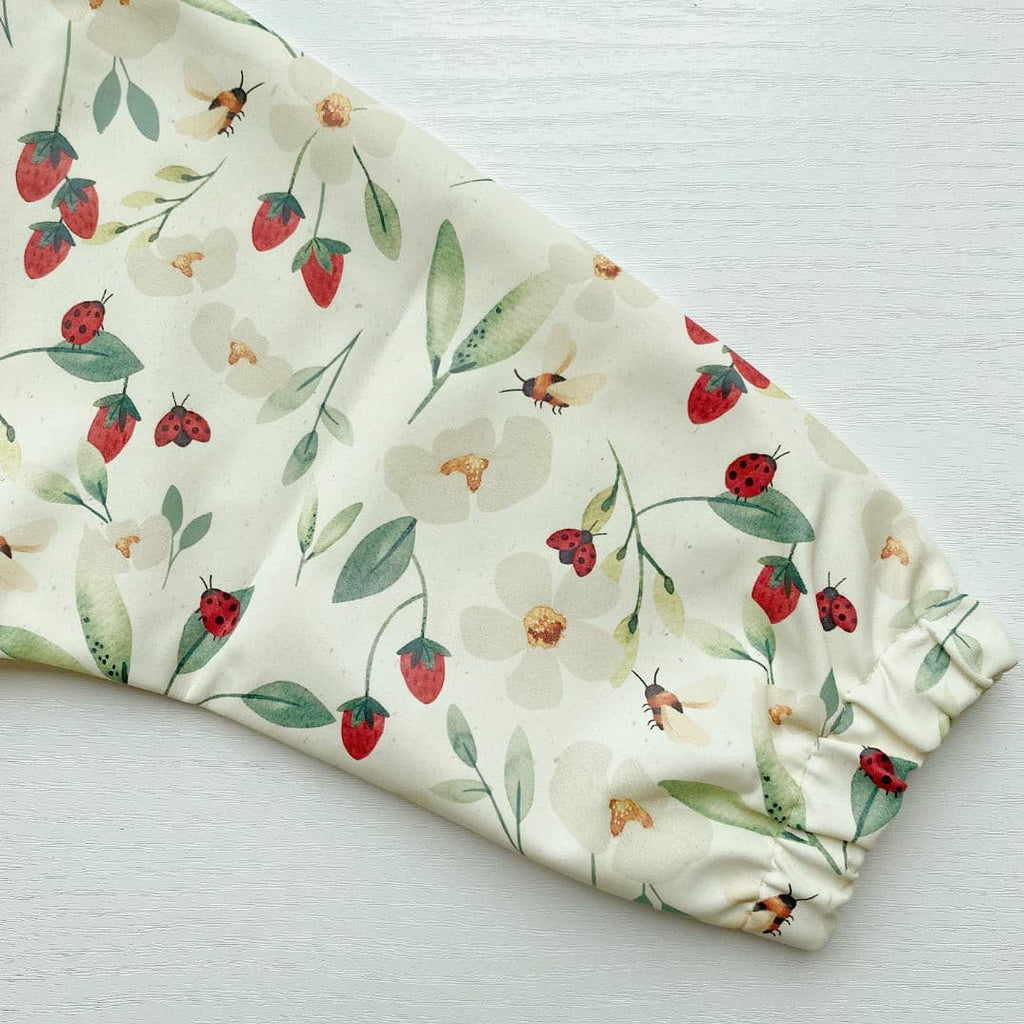 Long Sleeved Bib - Bramble Print | Bobbin and Bumble.