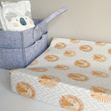 Anti-Roll Wedge Changing Mat - Lion Print | Bobbin and Bumble.
