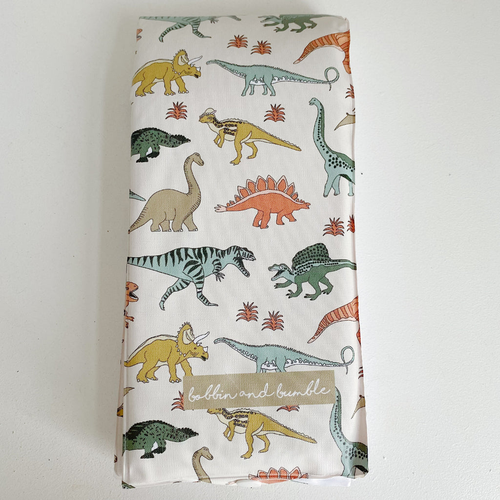 Folding Baby Changing Mat - Dinosaur Print | Bobbin and Bumble.