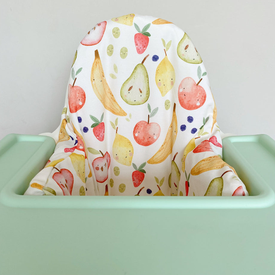 IKEA Highchair Cushion Cover Fruit Squash Print Bobbin and Bumble