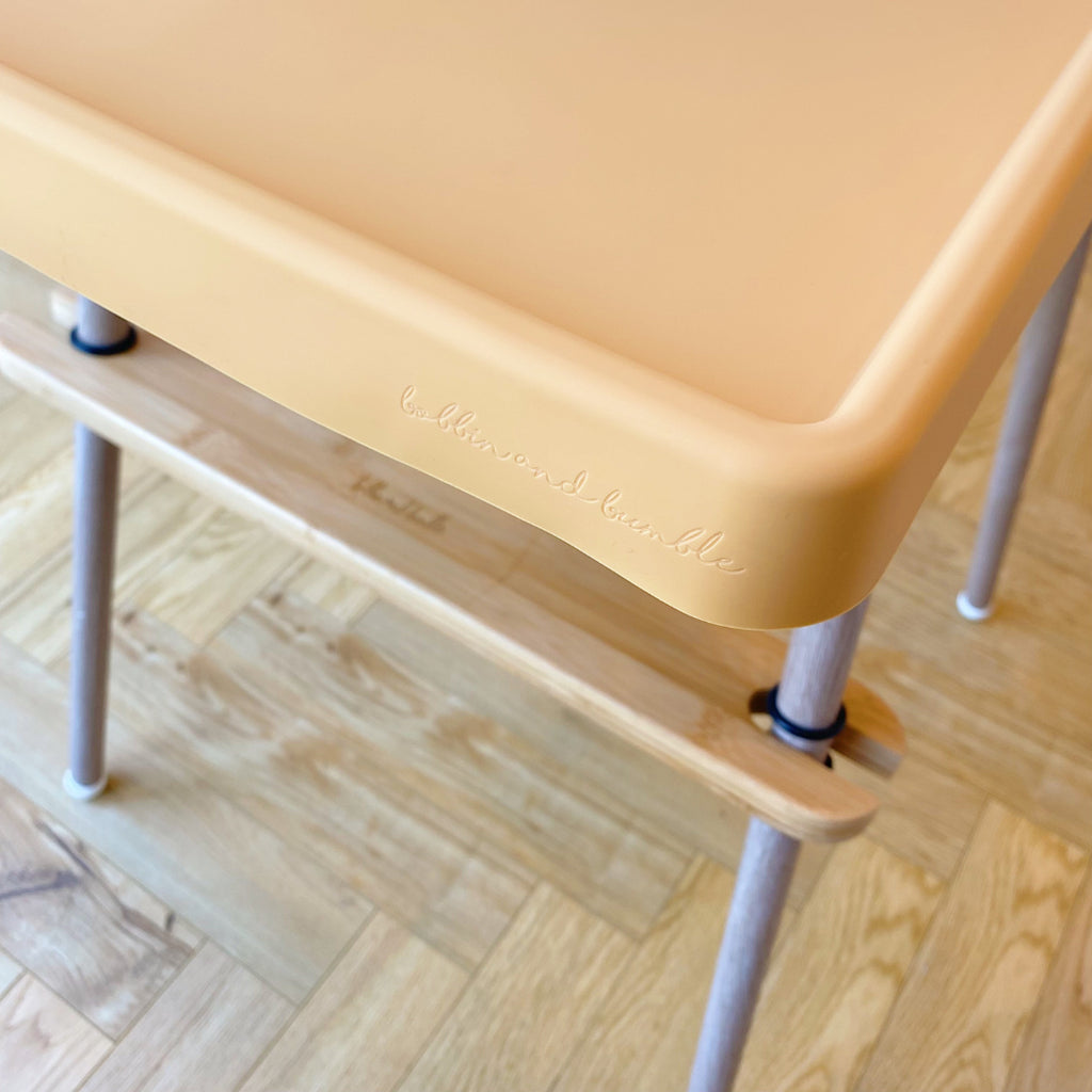 Full-wrap placemat for the IKEA Antilop High chair - Mustard Yellow | Bobbin and Bumble.