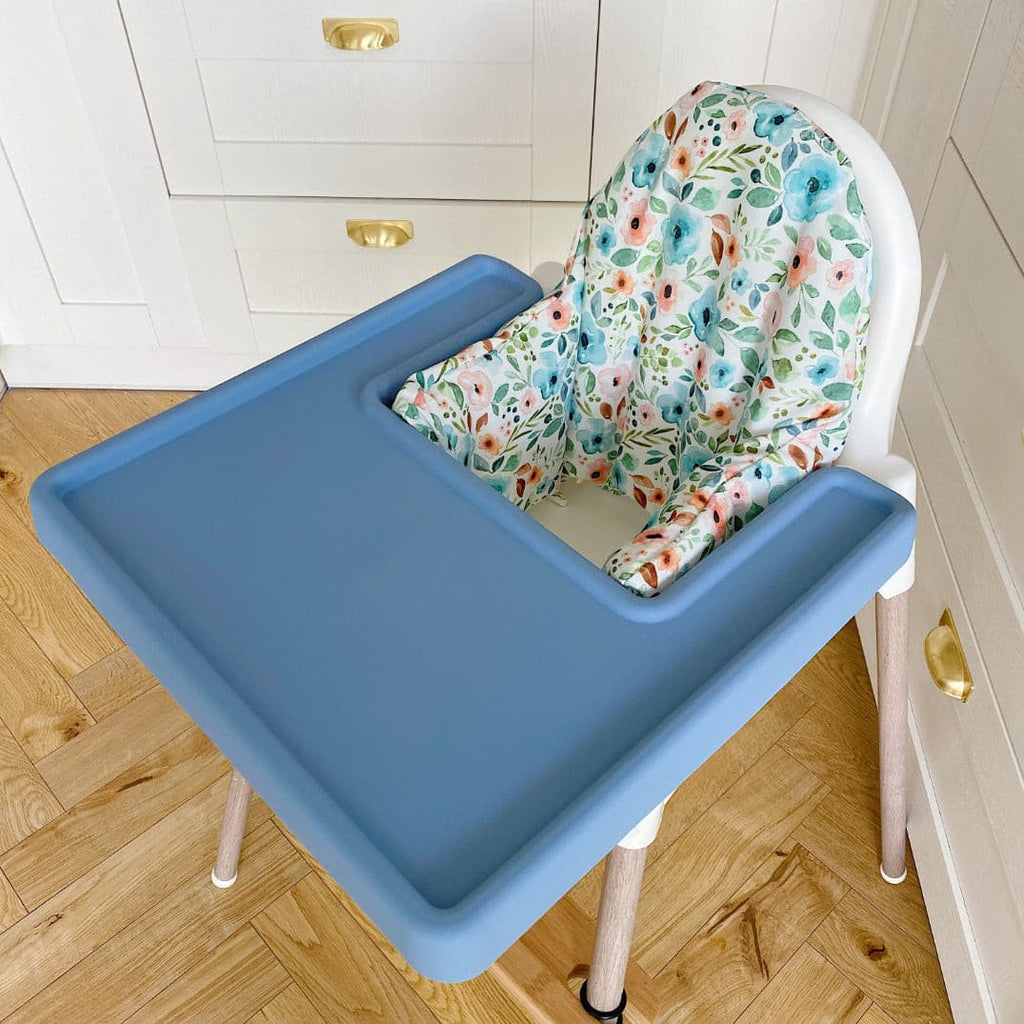 Full wrap placemat for the IKEA highchair - Sky Blue | Bobbin and Bumble.