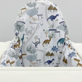 IKEA Highchair Cover - Dino Land Print | Bobbin and Bumble.