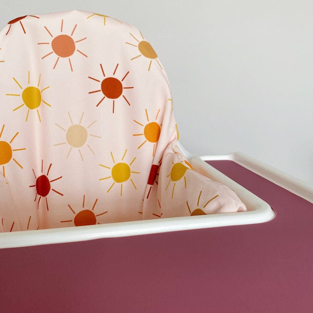 IKEA Antilop High Chair Cushion Cover - Boho Sun Print | Bobbin and Bumble.