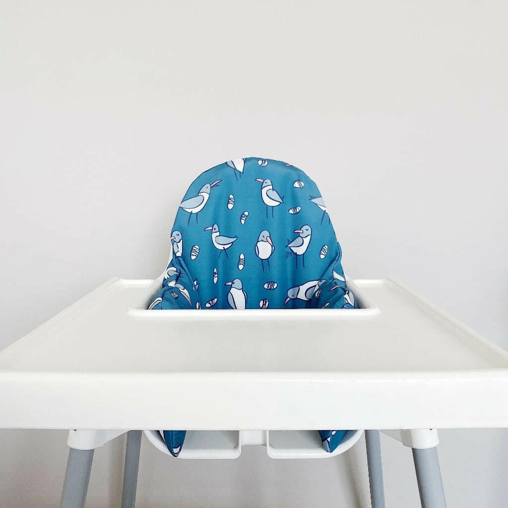 IKEA Highchair Cushion Cover - Pigeon Bird Print | Bobbin and Bumble.