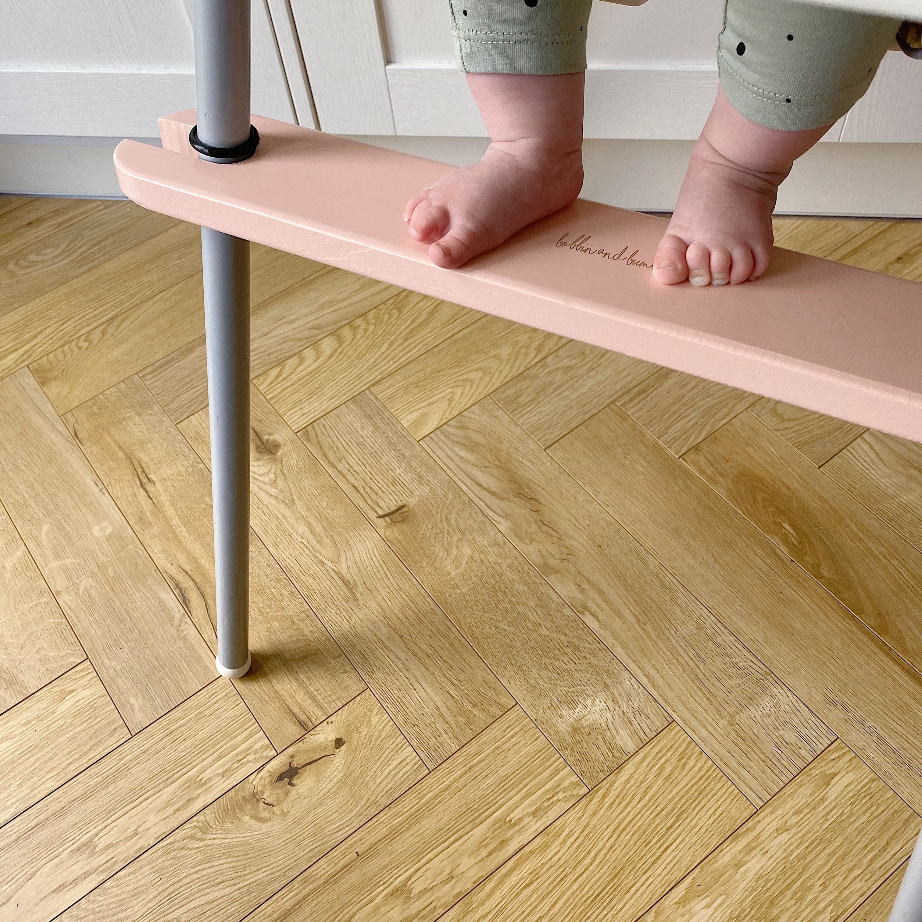 IKEA High Chair Foot Rest - Bamboo Wood, Bobbin and Bumble