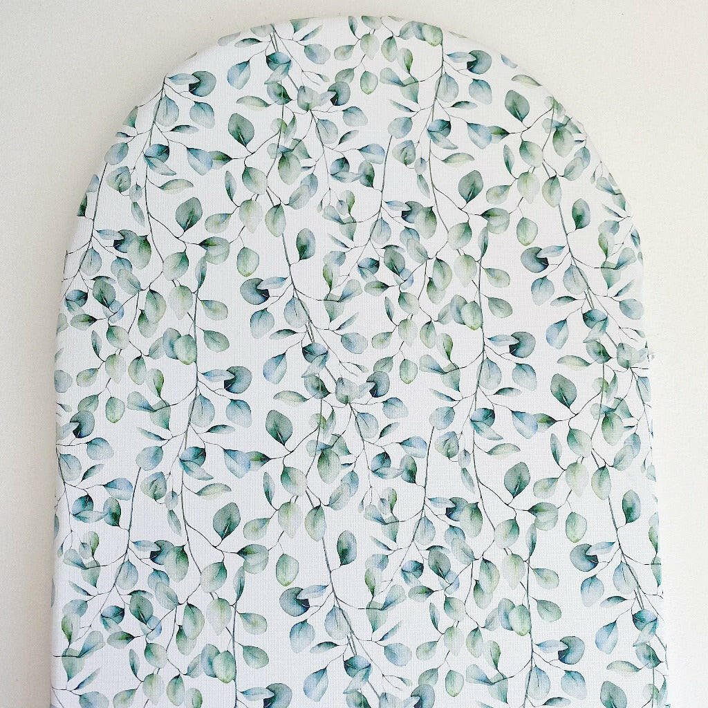 Basket Changing Mat - Eucalyptus Print | Bobbin and Bumble.