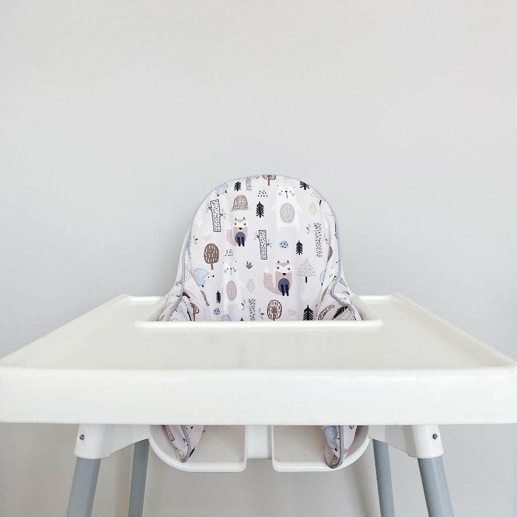 IKEA Highchair Cushion Cover - Woodland Animals Print | Bobbin and Bumble.