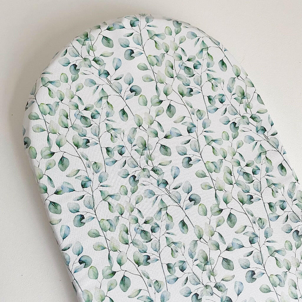 Basket Changing Mat - Eucalyptus Print | Bobbin and Bumble.