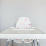 IKEA Highchair Cushion Cover - Beau Rainbow Print | Bobbin and Bumble.