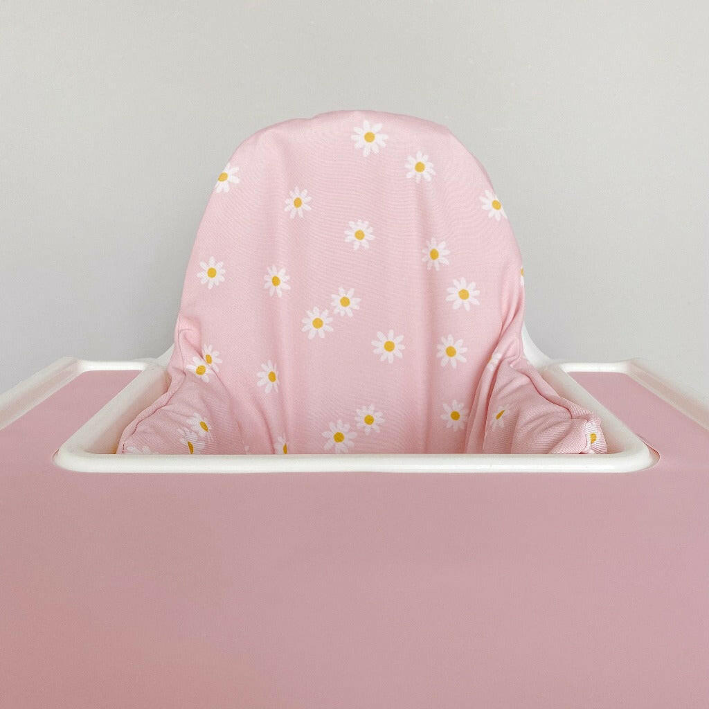 Ikea high chair pink cheap