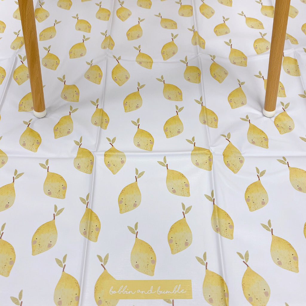 Splash Mat -  Lemon Print | Bobbin and Bumble.