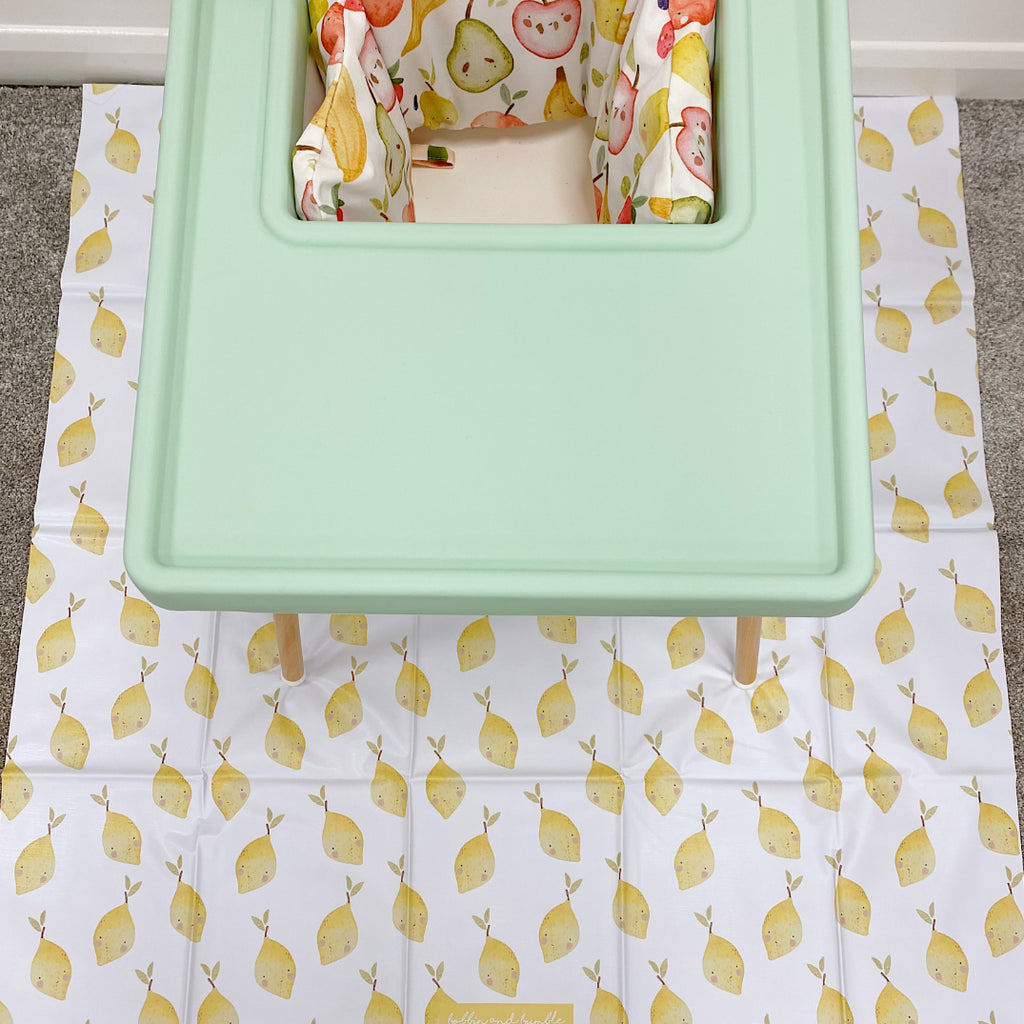 Splash Mat -  Lemon Print | Bobbin and Bumble.