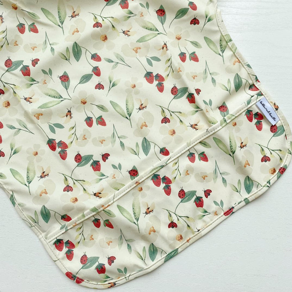 Long Sleeved Bib - Bramble Print | Bobbin and Bumble.