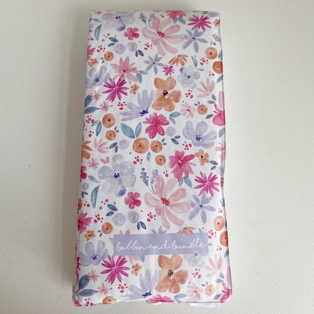 Floral changing mat cheap