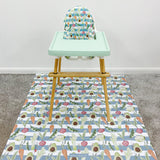 Splash mat - Vegetable Garden Print | Bobbin and Bumble.