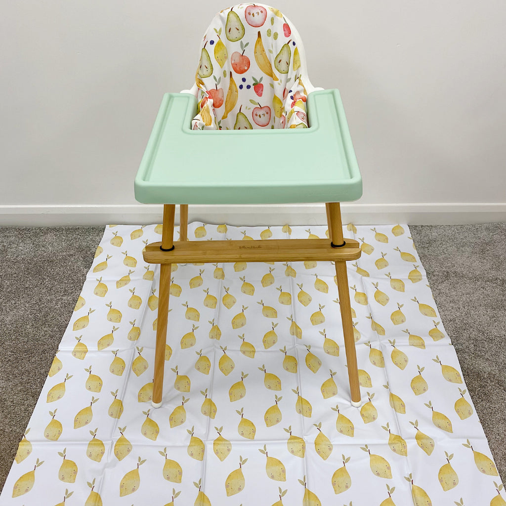 Splash Mat -  Lemon Print | Bobbin and Bumble.