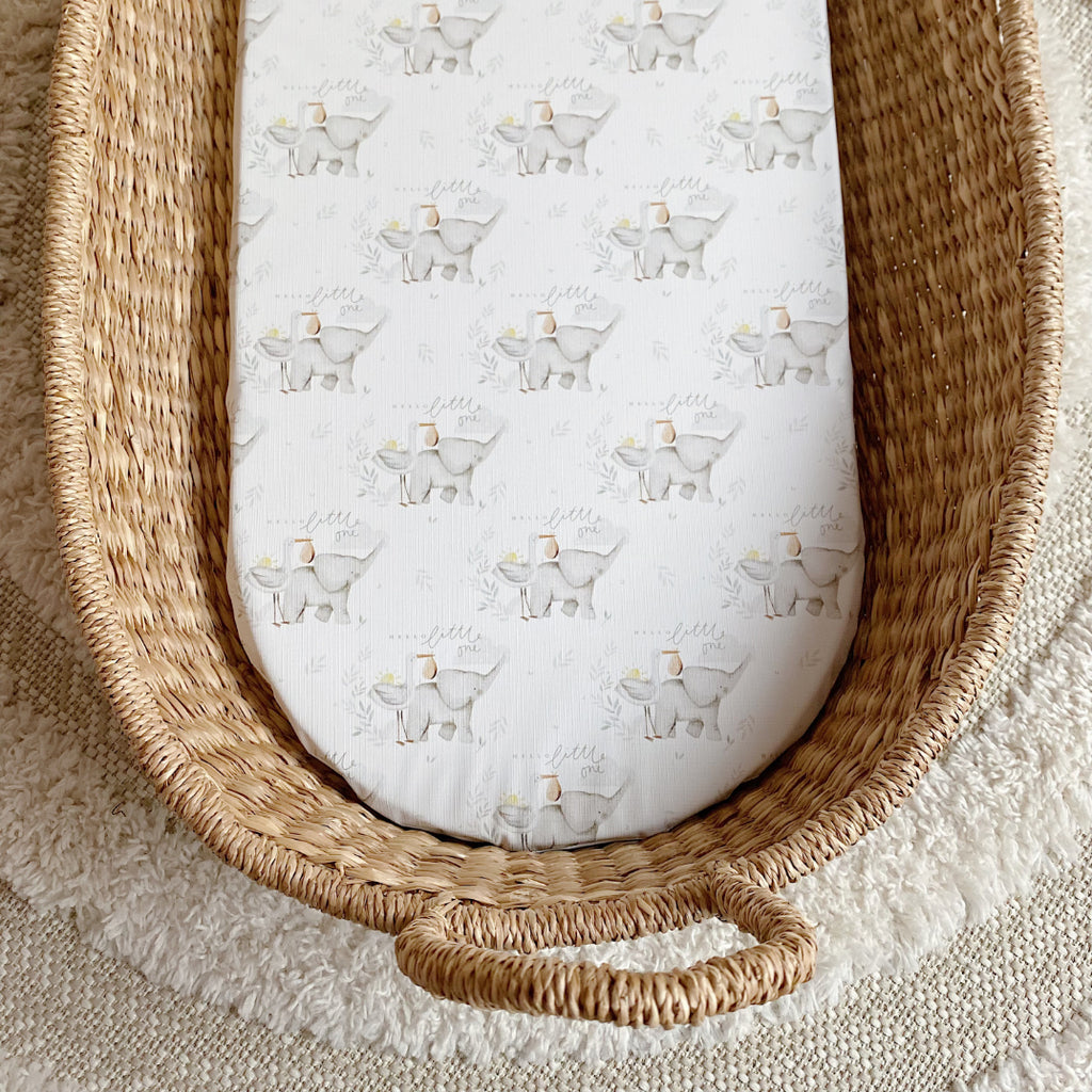 Basket Liner  - Hello Little One Print | Bobbin and Bumble.