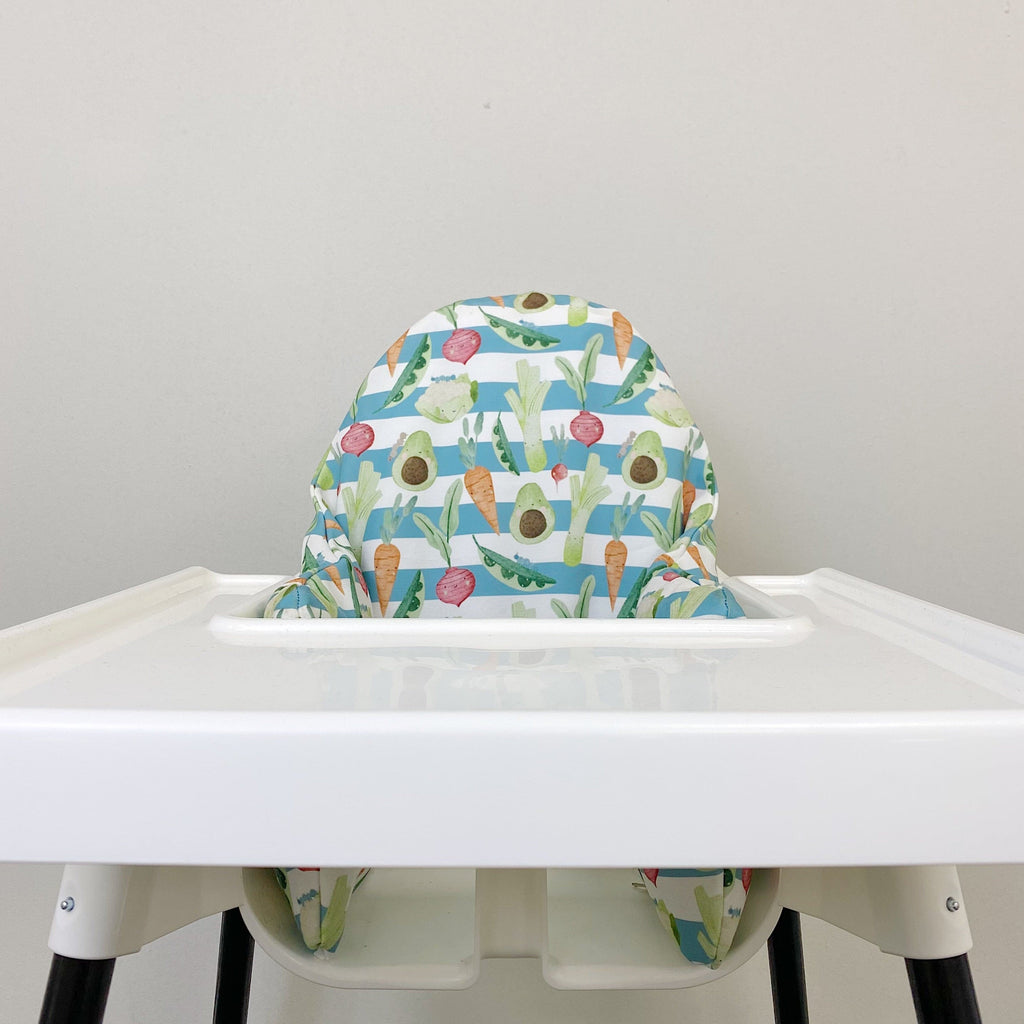 IKEA Highchair Cushion Cover - Vegetable Patch | Bobbin and Bumble.