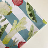 Splash mat - Vegetable Garden Print | Bobbin and Bumble.